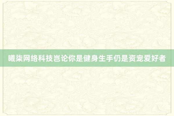 曦柒网络科技岂论你是健身生手仍是资宠爱好者